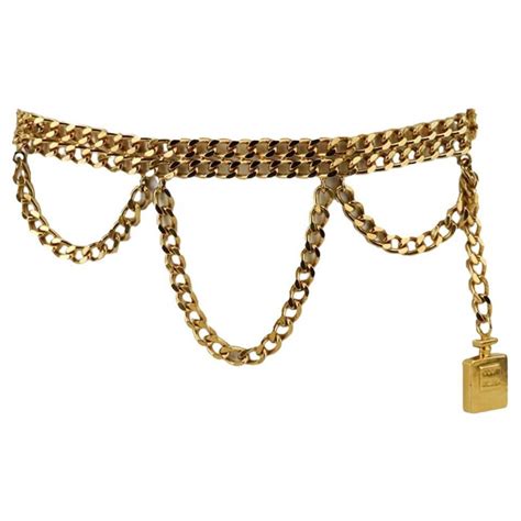 vintage coco chanel waist belt.